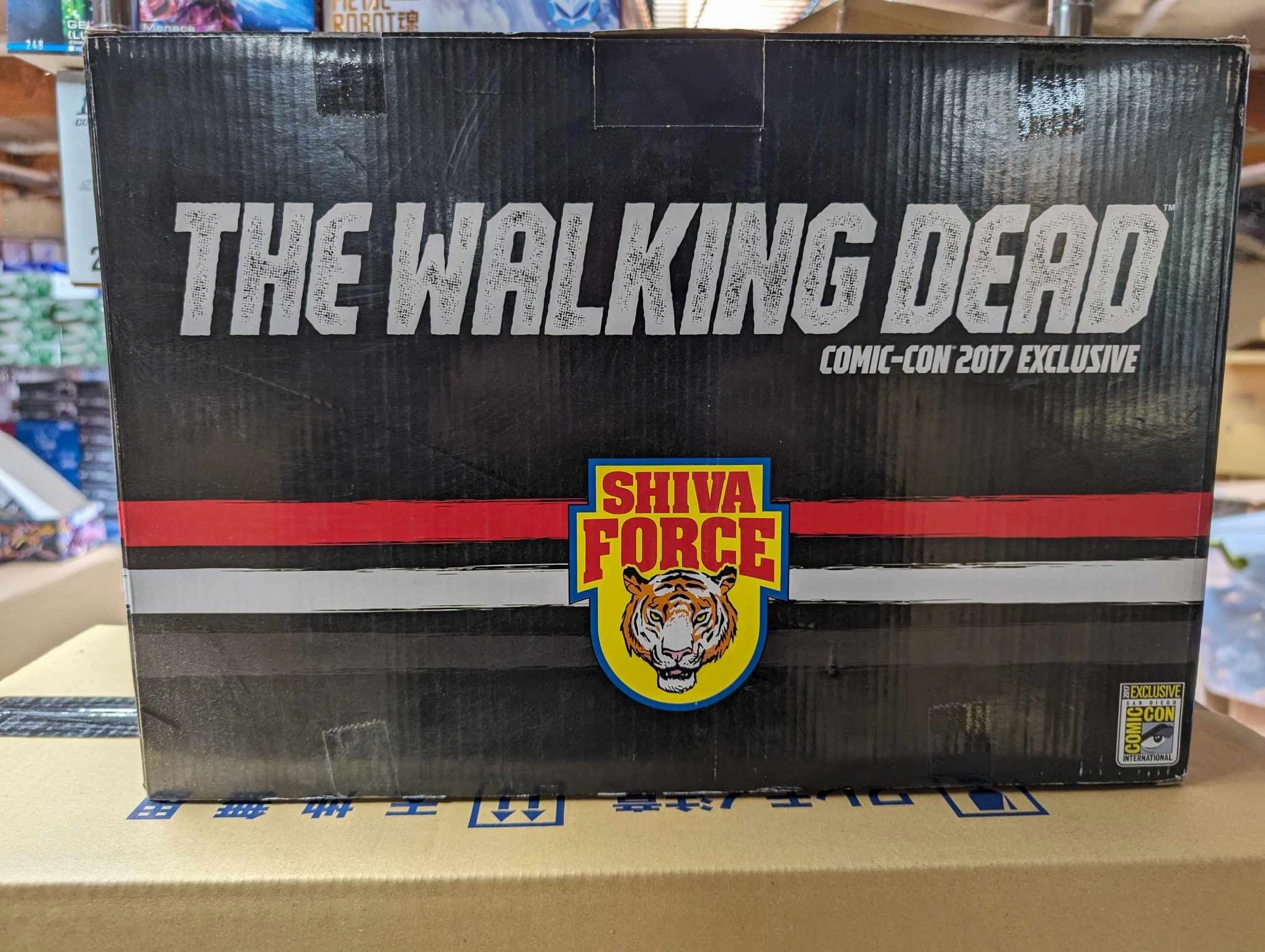 SDCC 2017 Skybound The Walking Dead Shiva Force Blooded Version Exclusive Customizable Toy