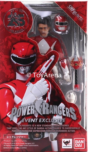 Tamashii Nation SDCC 2018 S.H. Figuarts Red Power Rangers Original Jason Classroom Decor