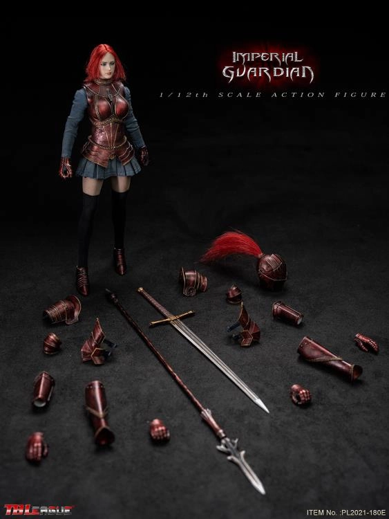 TBLeague Phicen 1/12 Imperial Guardian (Red) Twelfth Scale Action Figure PL2021-180E Samurai Figure