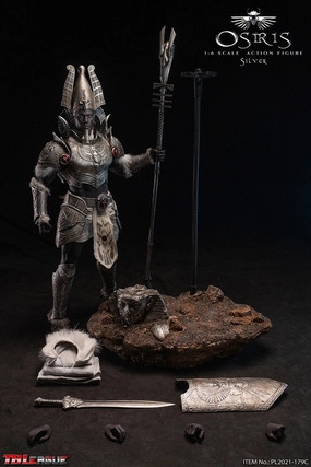 Limited Display TBLeague Phicen 1/6 Ancient Egyptian God of the Dead Osiris Silver Action Figure PL-2021-179C
