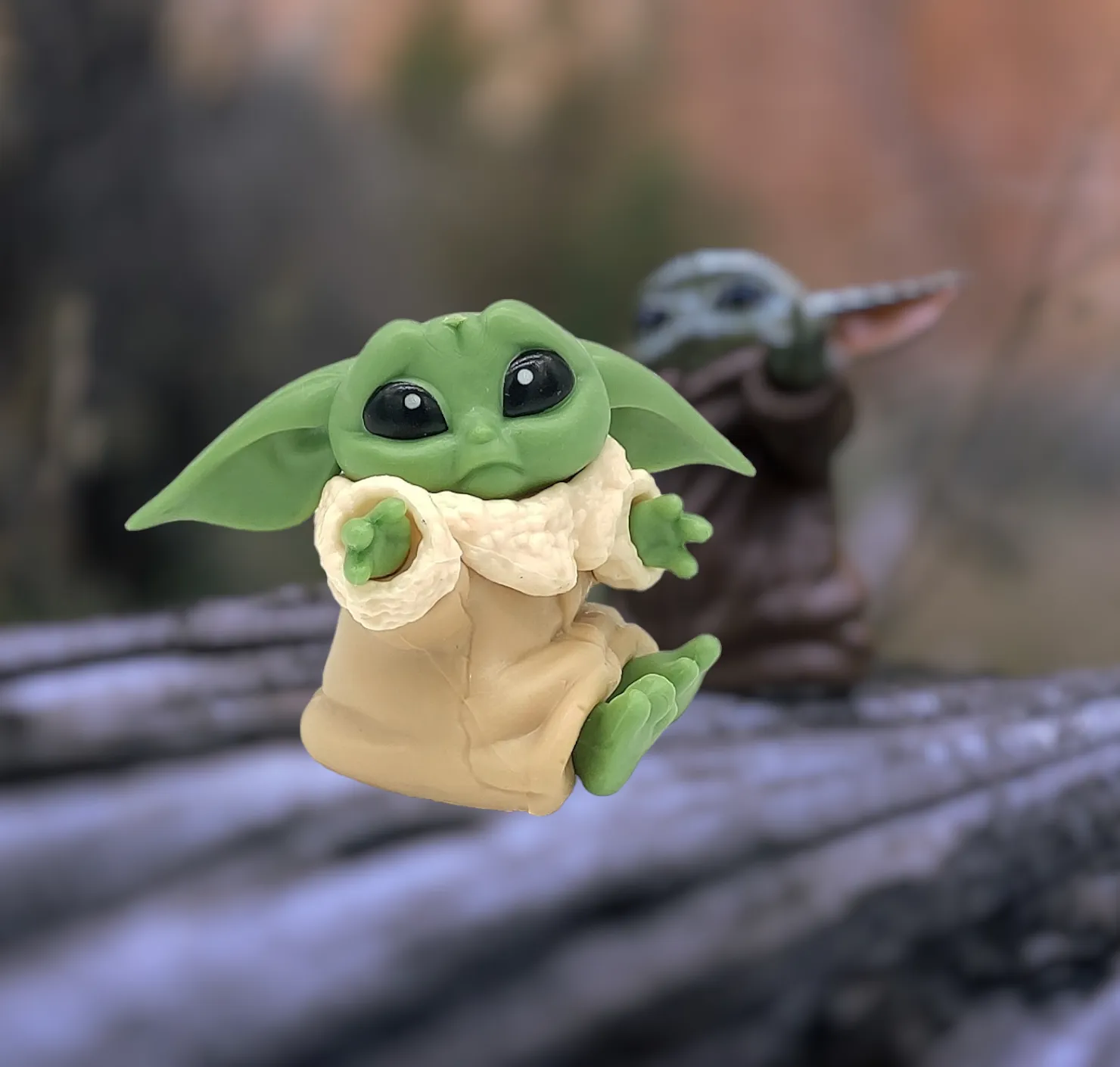 The Mandalorian | Star Wars | Grogu Baby Yoda Action Figure | Star Wars Model D | 4.5 Cms Amphibian Statue