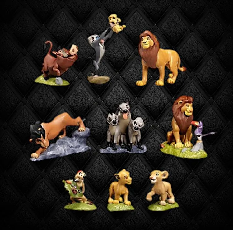 The Lion King| Set Of 9 PVC Action Figures | 10 Cms | Game Character Sentimental Value