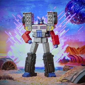 Transformers Generations Legacy Leader Class Laser Optimus Prime Action Figure Collectible piece Terrace Accent