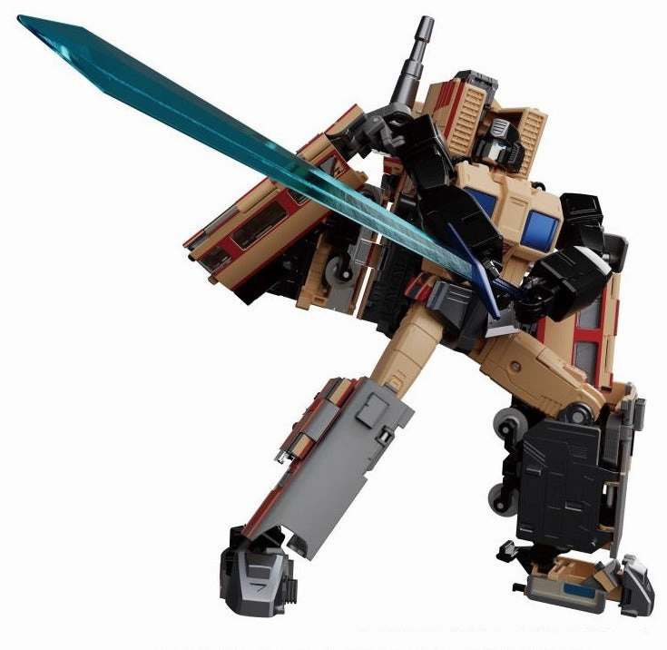 Ceiling Hung Robot Article Transformers Masterpiece G MPG-05 Trainbot Seizan Field Fighter (Raiden Combiner) Action Figure