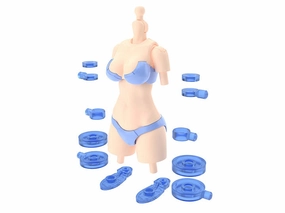 Bandai 30 Minutes Sisters 30MS OB-06 Option Body Parts Type S01 (Color A) Model Kit Year Round Posable Model
