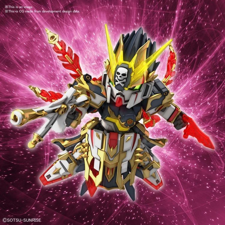 Christmas Ornament Gundam SDSS #030 Sangoku Soketsuden Gan Ning Crossbone Gundam Model Kit