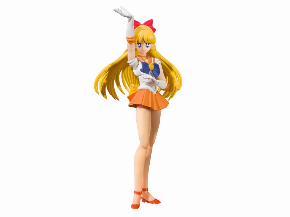 Collectible Article Manga Character S.H. Figuarts Sailor Venus Animation Color Edition Sailor Moon Action Figure
