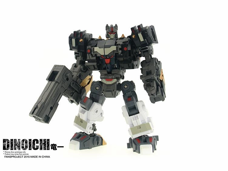 Fansproject Combiner Ryu-Oh Dinoichi (Kakuryu) Superhero Model Chibi Item