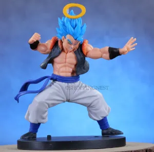 Dragon Ball Z Gogeta Super Saiyan Blue with Halo Action Figure PVC | 15 Cms | Limited Piece