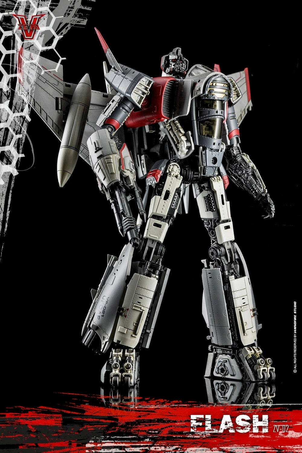 Urban Art Zeta Toys Guardian ZV-02 Flash Action Figure